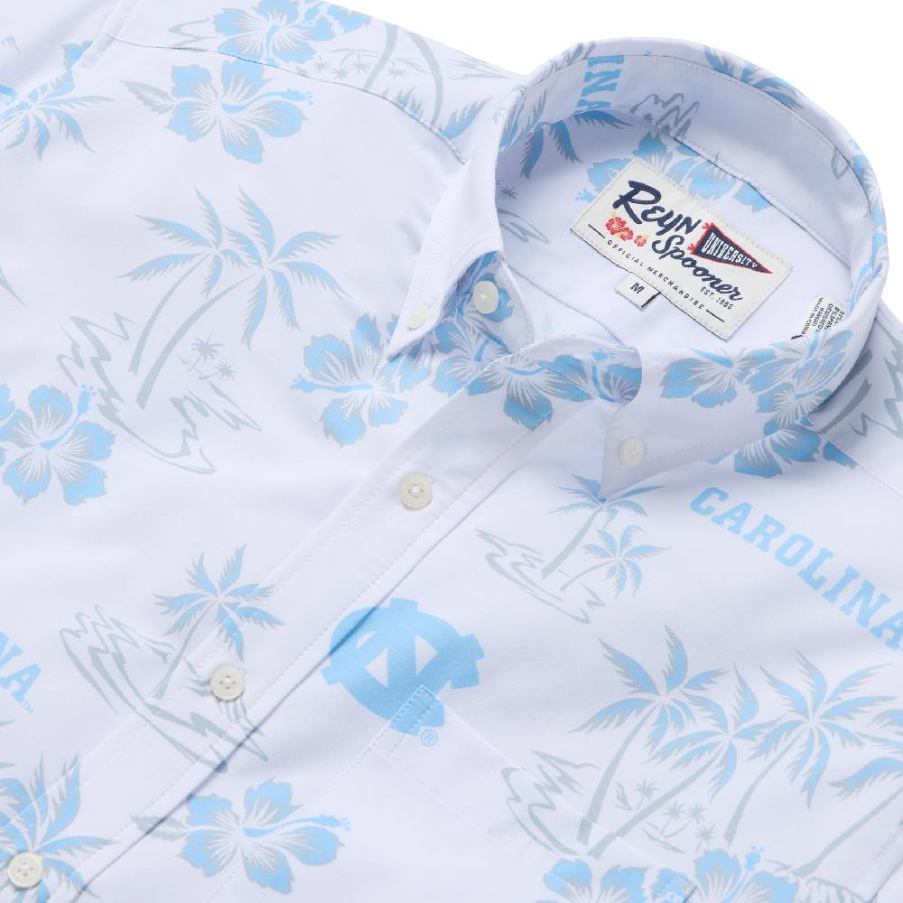 Reyn Spooner UNIVERSITY OF NORTH CAROLINA KEKAI PERFORMANCE BUTTON FRONT