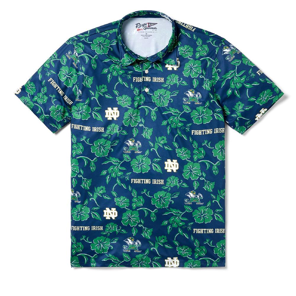 reyn spooner UNIVERSITY OF NOTRE DAME GAME DAY PERFORMANCE POLO
