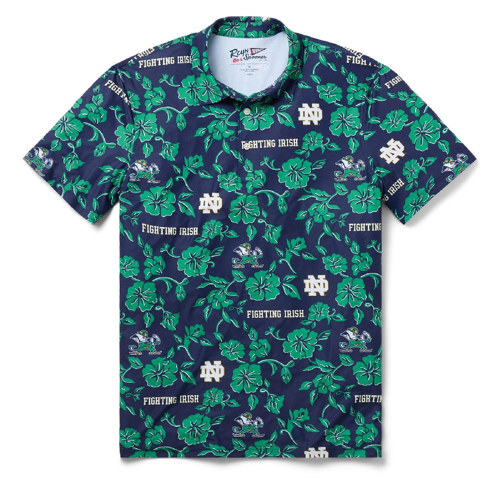 Reyn Spooner UNIVERSITY OF NOTRE DAME PUA PERFORMANCE POLO