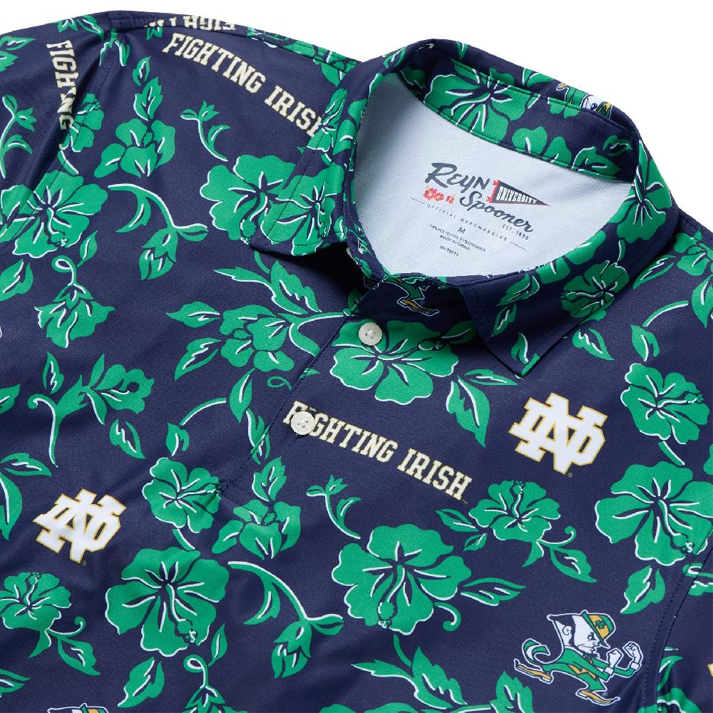 Reyn Spooner UNIVERSITY OF NOTRE DAME PUA PERFORMANCE POLO