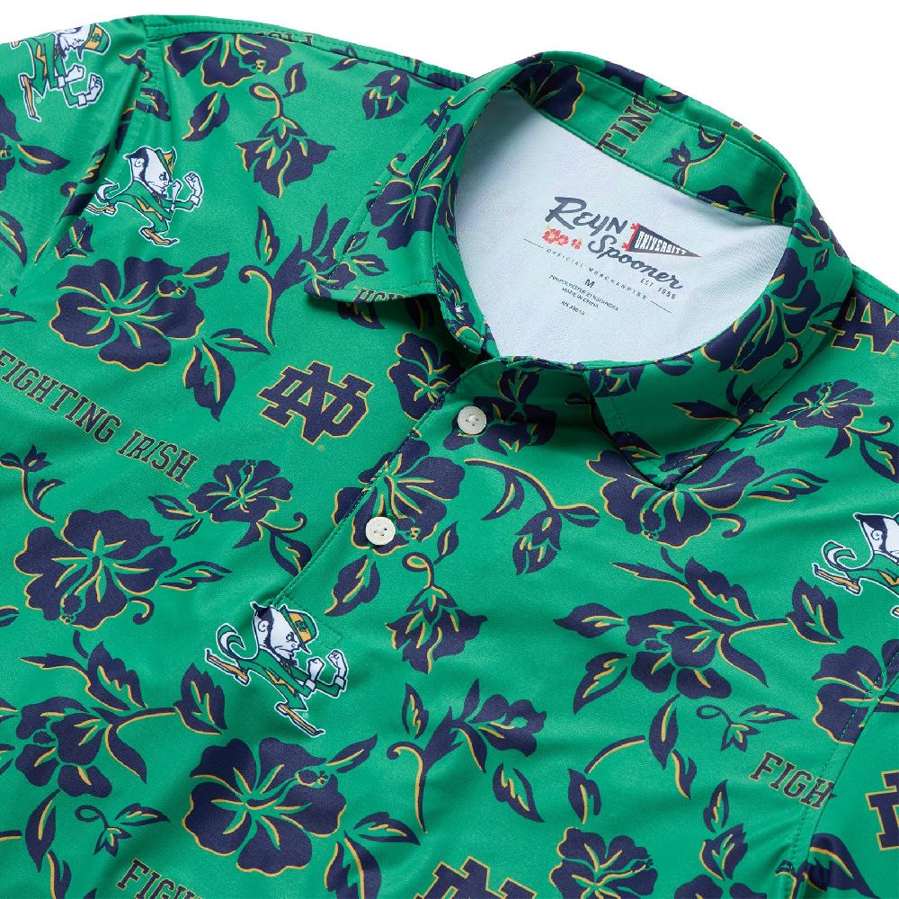 Reyn Spooner UNIVERSITY OF NOTRE DAME PUA PERFORMANCE POLO