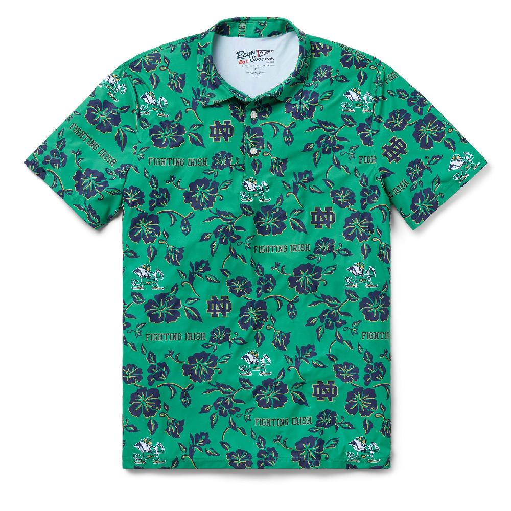 reyn spooner UNIVERSITY OF NOTRE DAME PUA PERFORMANCE POLO