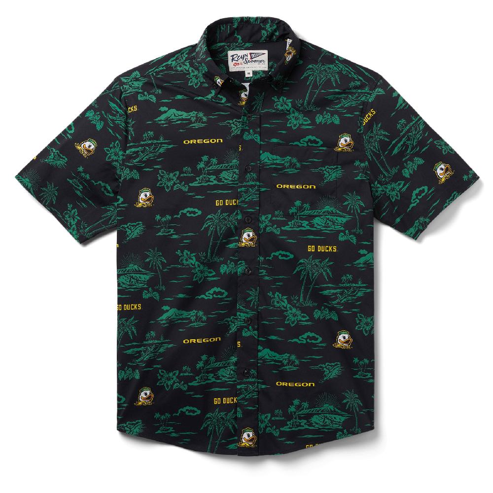 Reyn Spooner UNIVERSITY OF OREGON KEKAI PERFORMANCE BUTTON FRONT