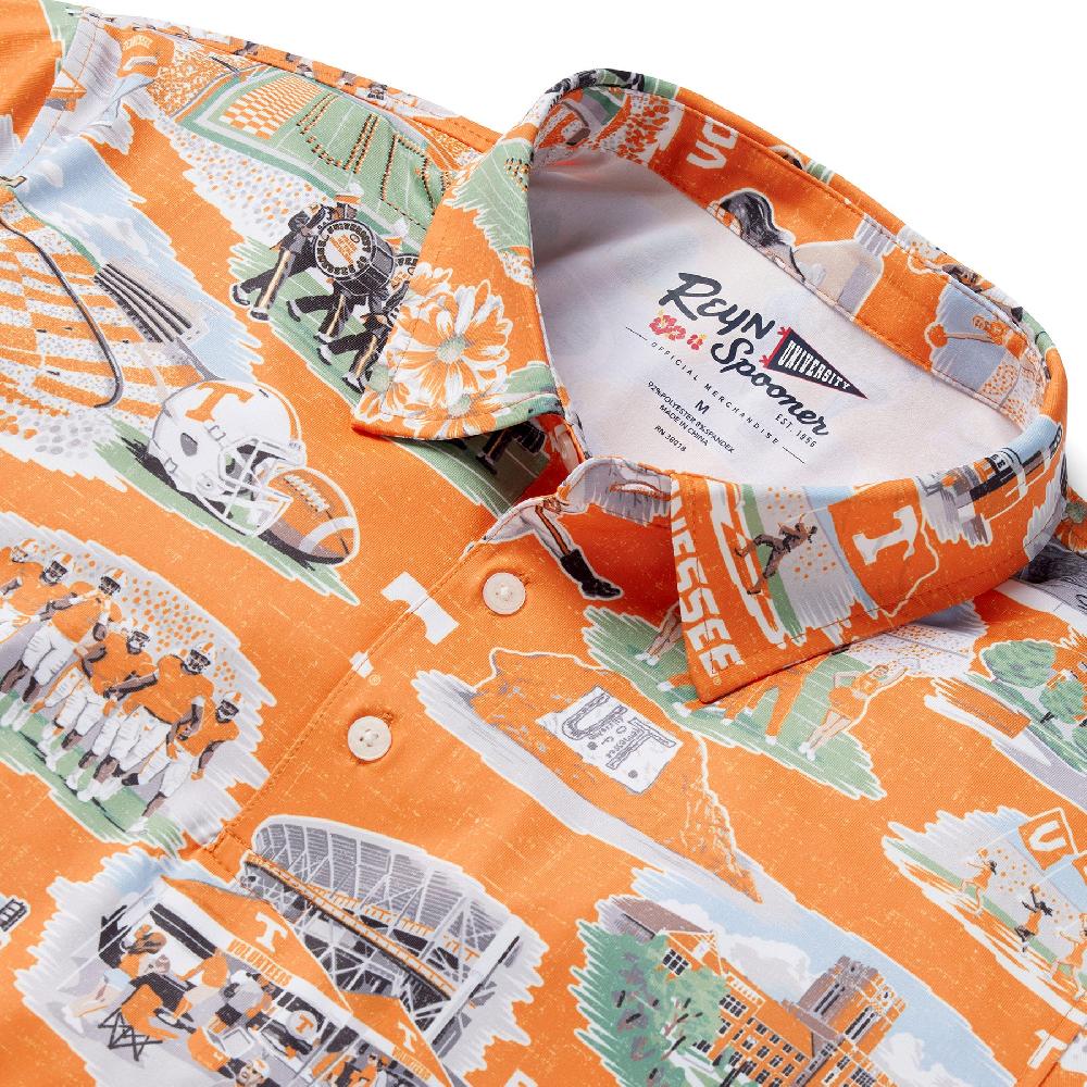 Reyn Spooner UNIVERSITY OF TENNESSEE SCENIC PERFORMANCE POLO