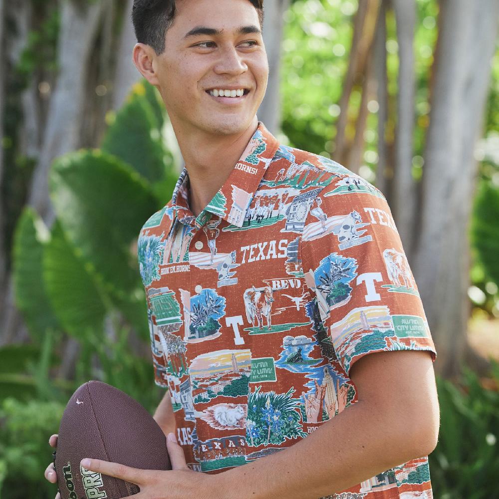 Reyn Spooner UNIVERSITY OF TEXAS SCENIC PERFORMANCE POLO