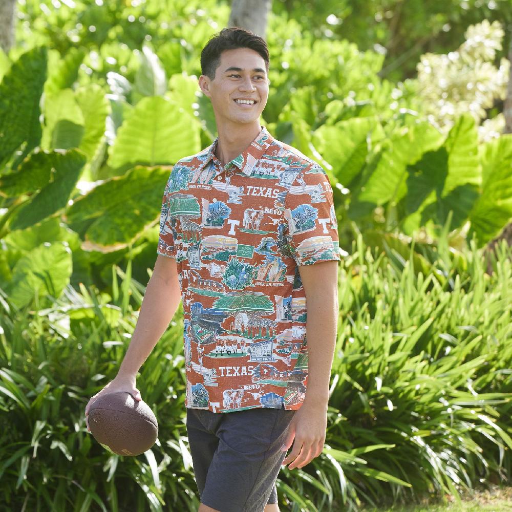 Reyn Spooner UNIVERSITY OF TEXAS SCENIC PERFORMANCE POLO