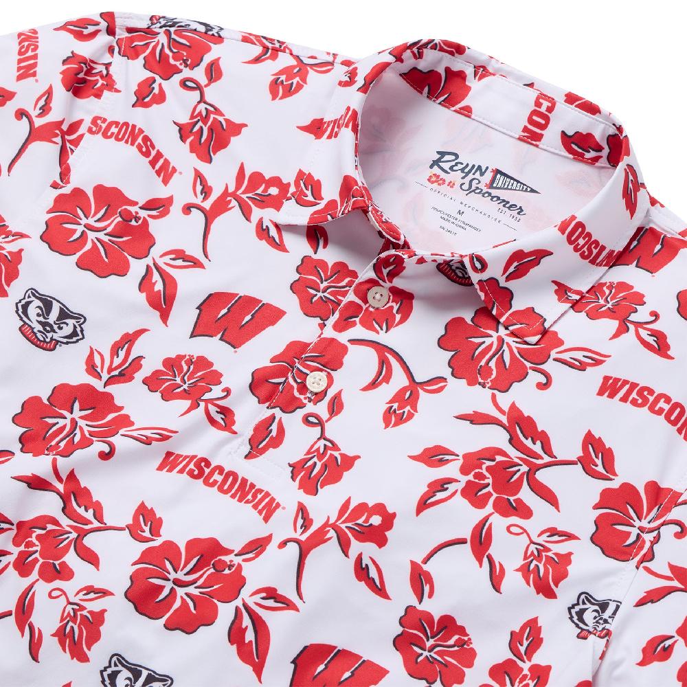 Reyn Spooner UNIVERSITY OF WISCONSIN PUA PERFORMANCE POLO