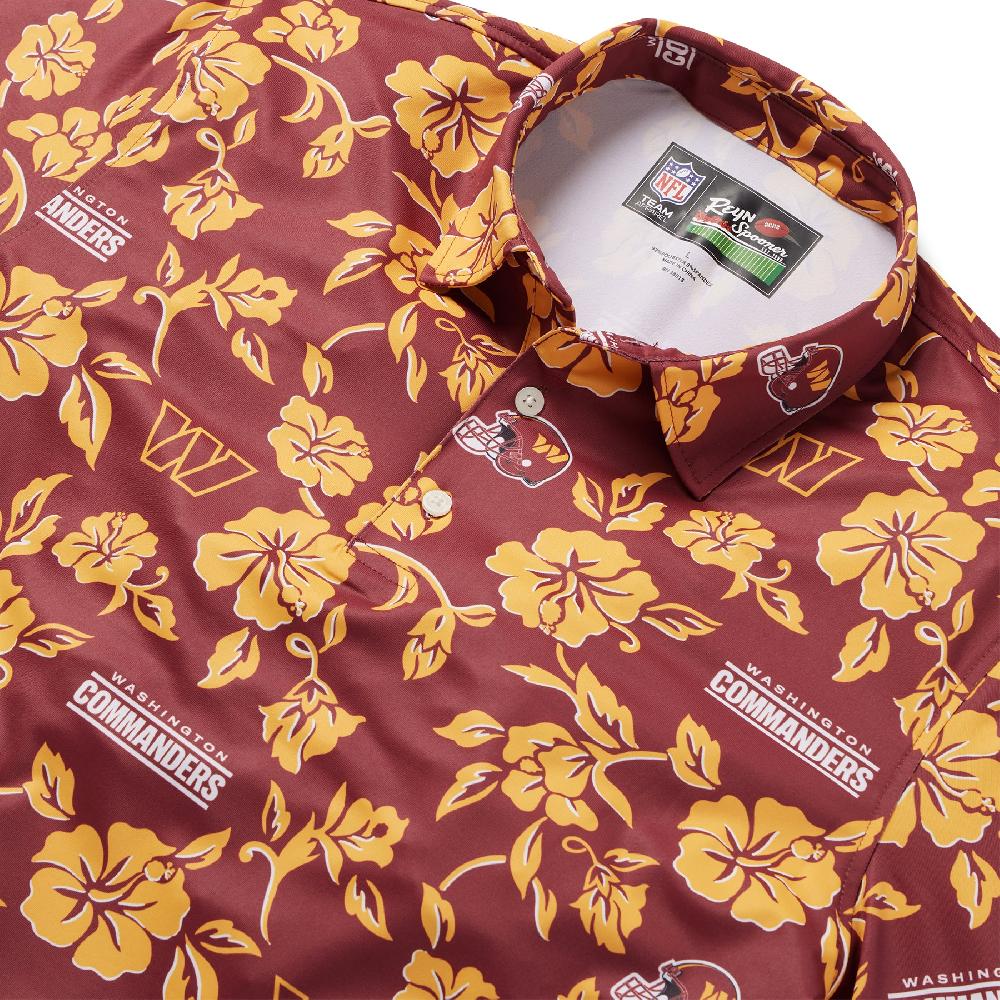 Reyn Spooner WASHINGTON COMMANDERS PUA PERFORMANCE POLO