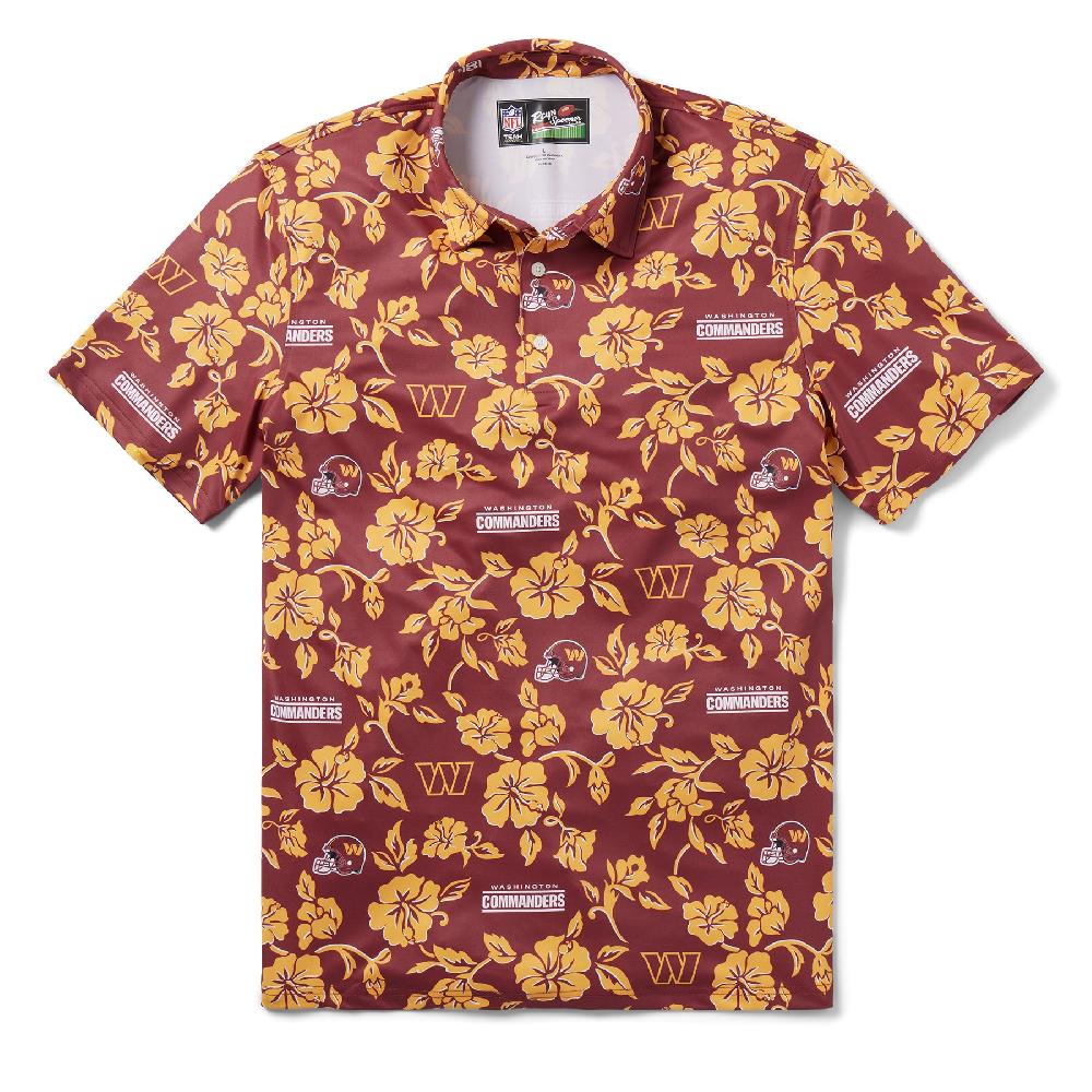 reyn spooner WASHINGTON COMMANDERS PUA PERFORMANCE POLO