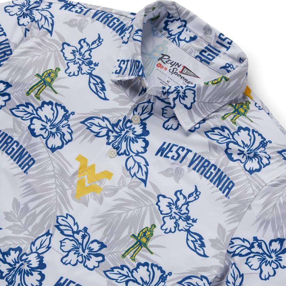 Reyn Spooner WEST VIRGINIA UNIVERSITY PUA PERFORMANCE POLO