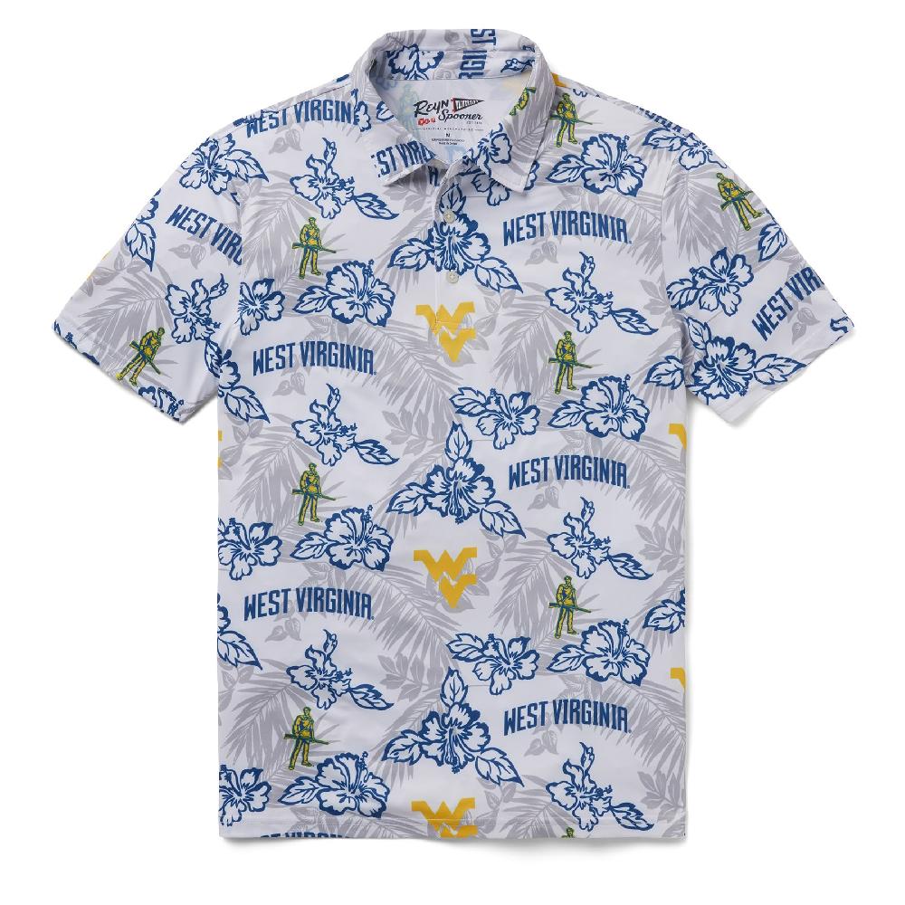 reyn spooner WEST VIRGINIA UNIVERSITY PUA PERFORMANCE POLO