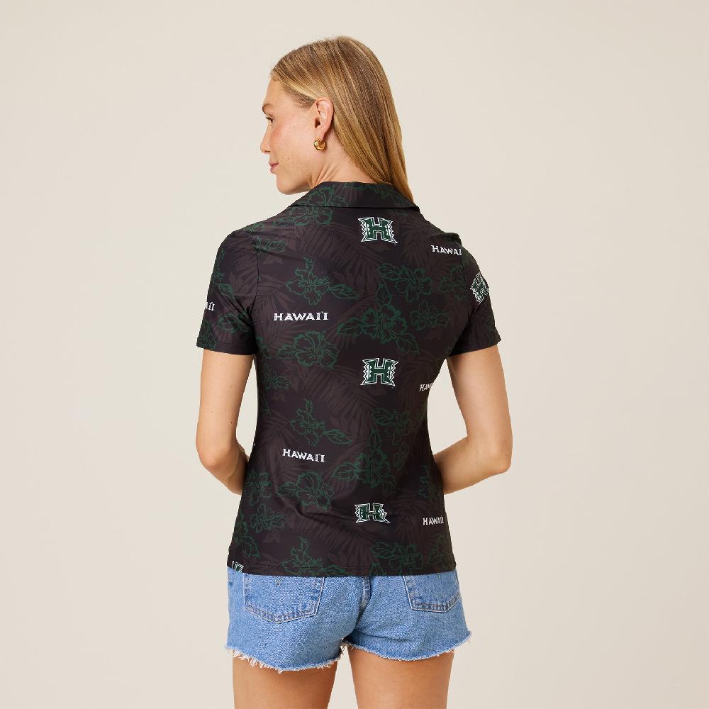 Reyn Spooner WOMEN'S UNIVERSITY OF HAWAI'I GAME DAY PERFORMANCE POLO
