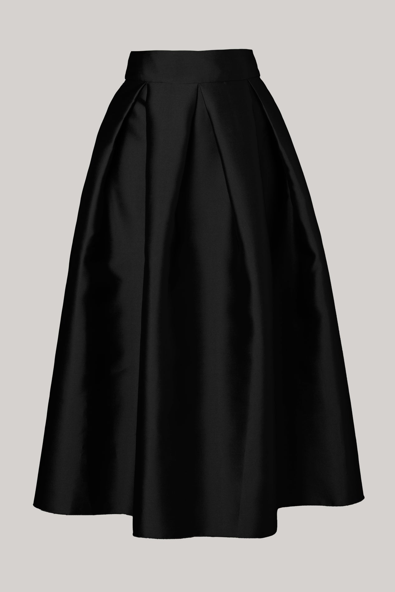 rhea costa Jasmine Structured Mikado Skirt In Black