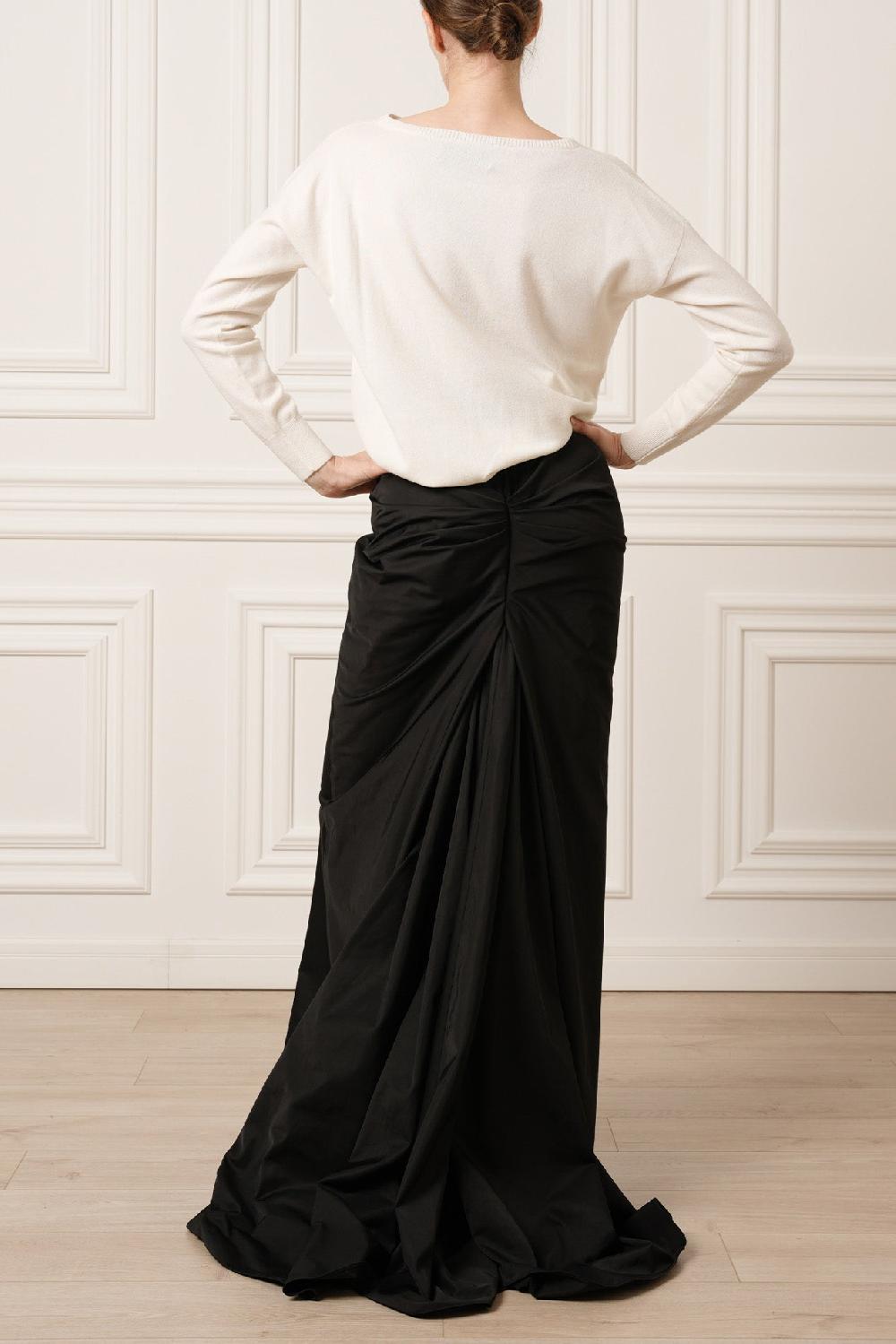 Rhea Costa Rania Boat Neck Cashmere Sweater In Luna