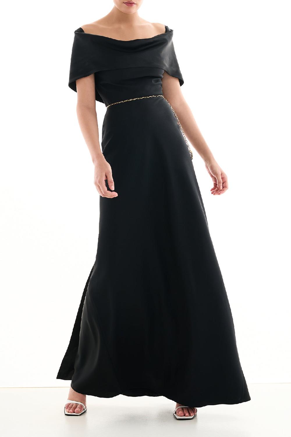 rhea costa Adira Dress In Black