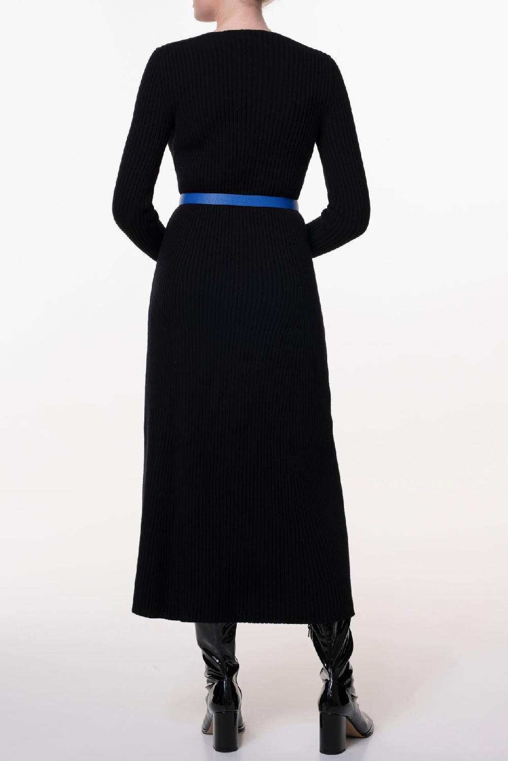 Rhea Costa Adriel Wool And Cashmere-blend Dress
