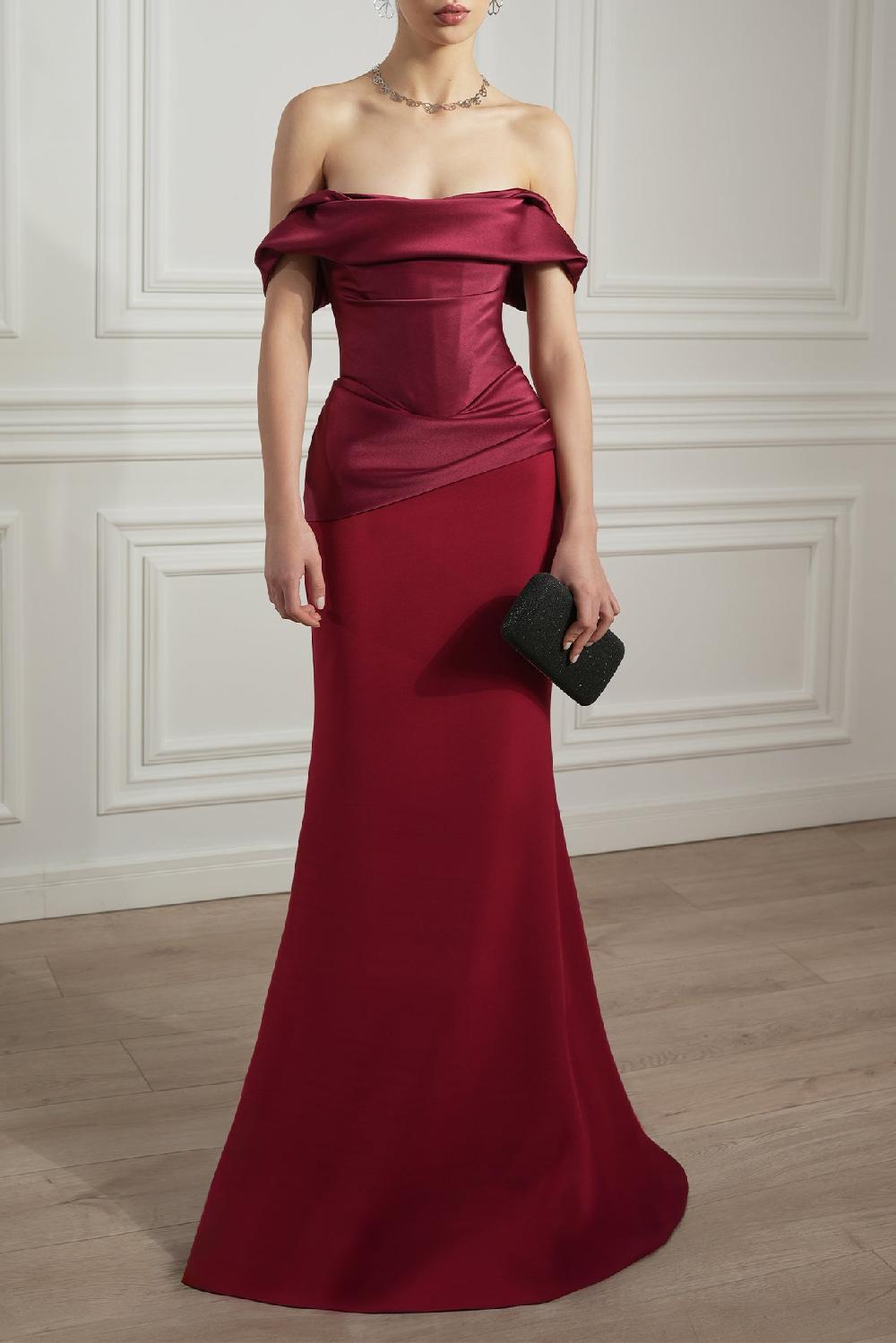 rhea costa Alexa Ruby Red Dress