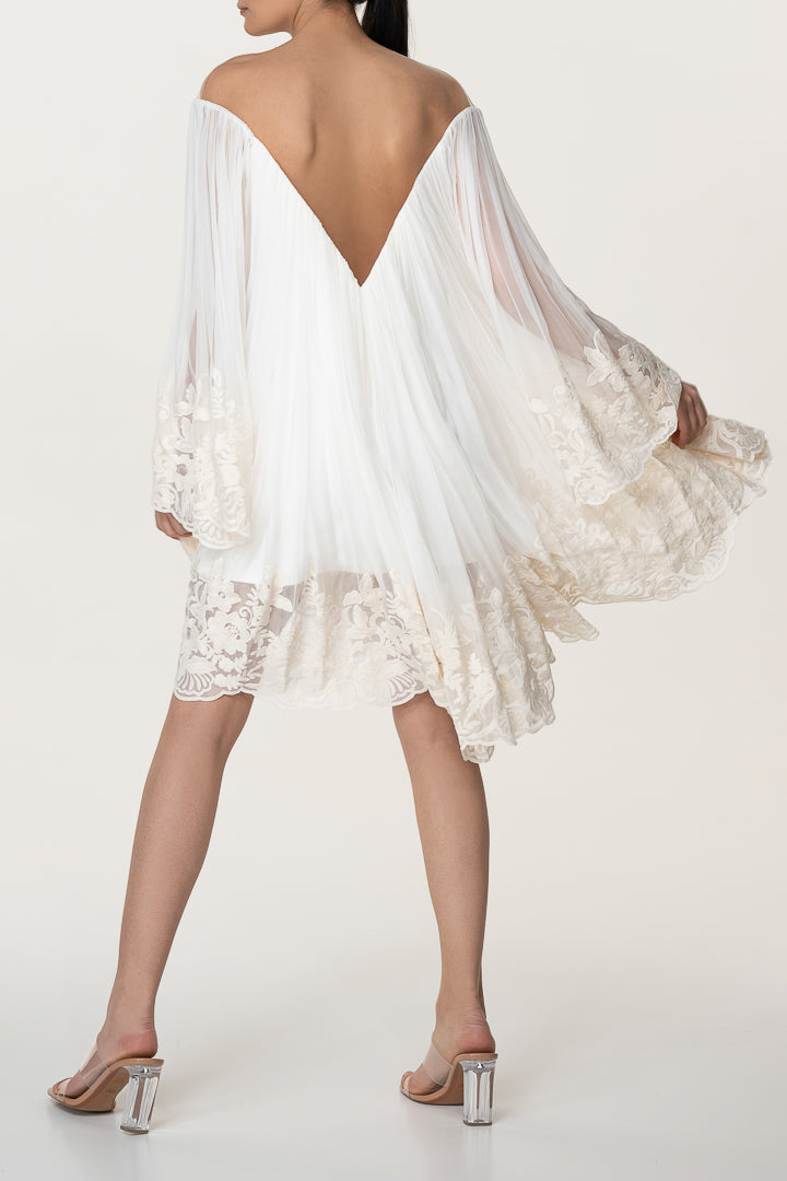 Rhea Costa Alisha Ivory Boho Dress