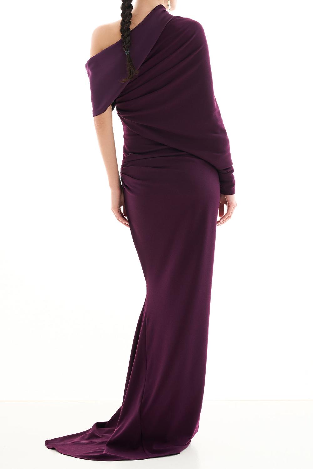 Rhea Costa Amara Dress In Plum