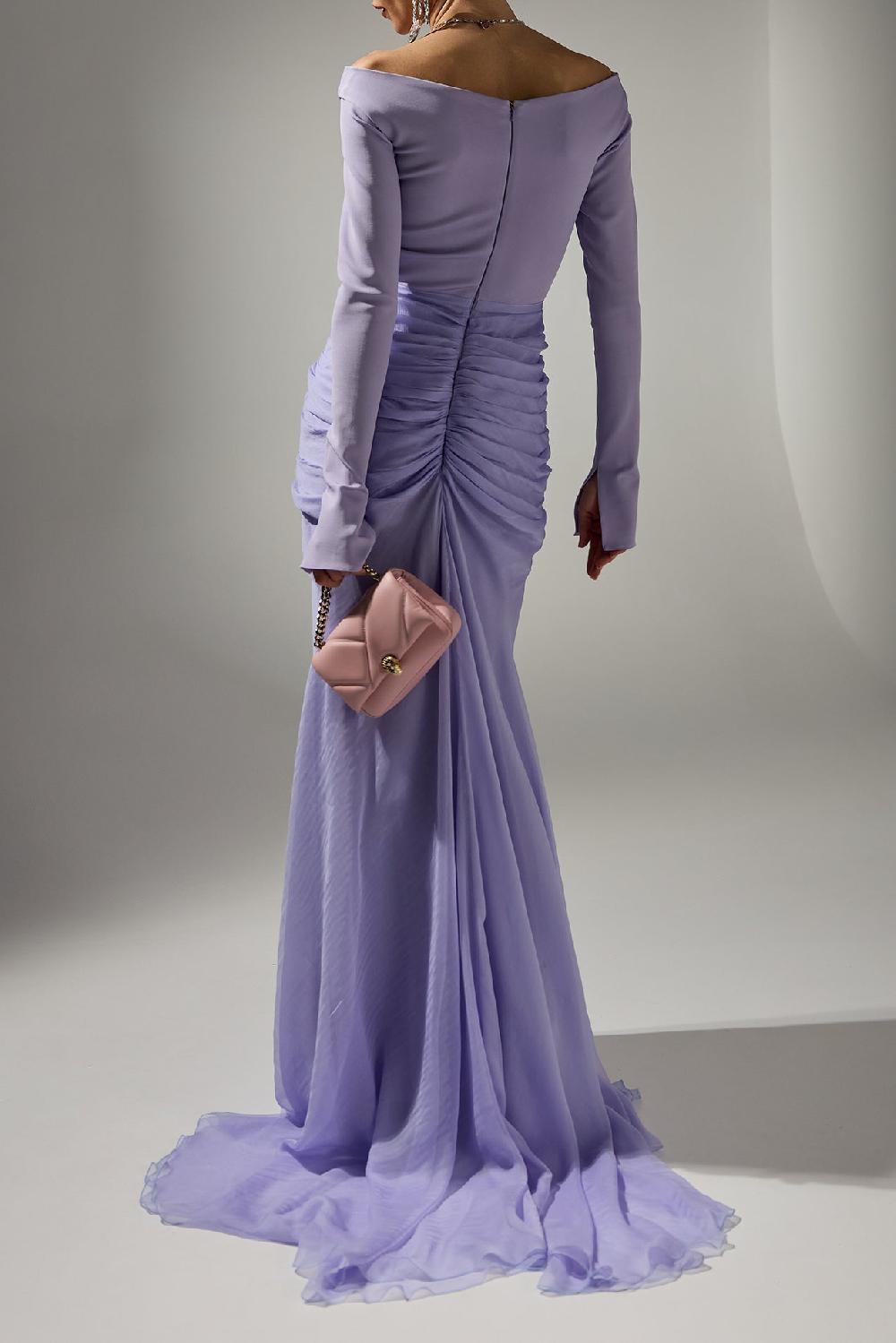 Rhea Costa Anita Dress In Lilac
