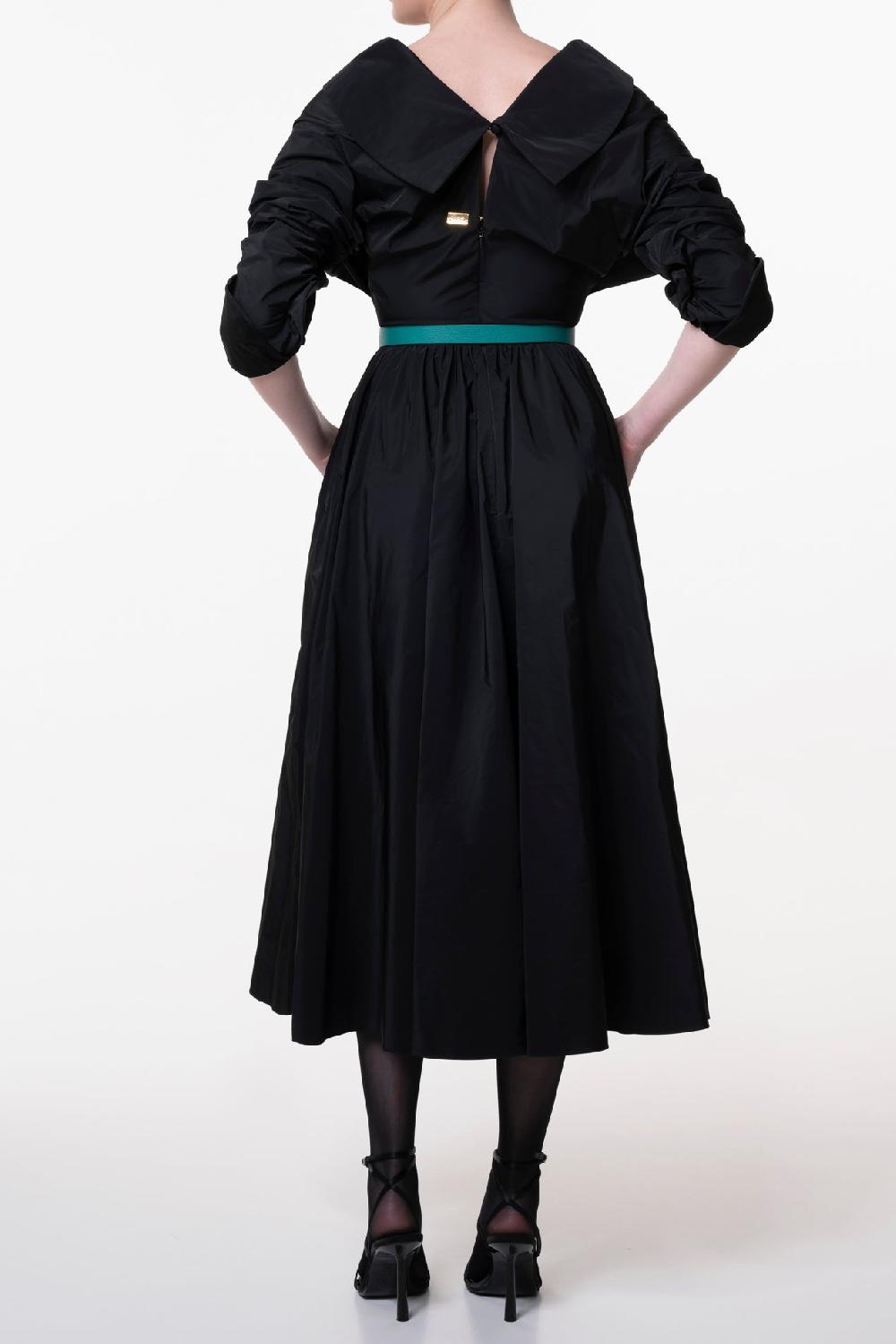 Rhea Costa Carrie Midi Dress Black