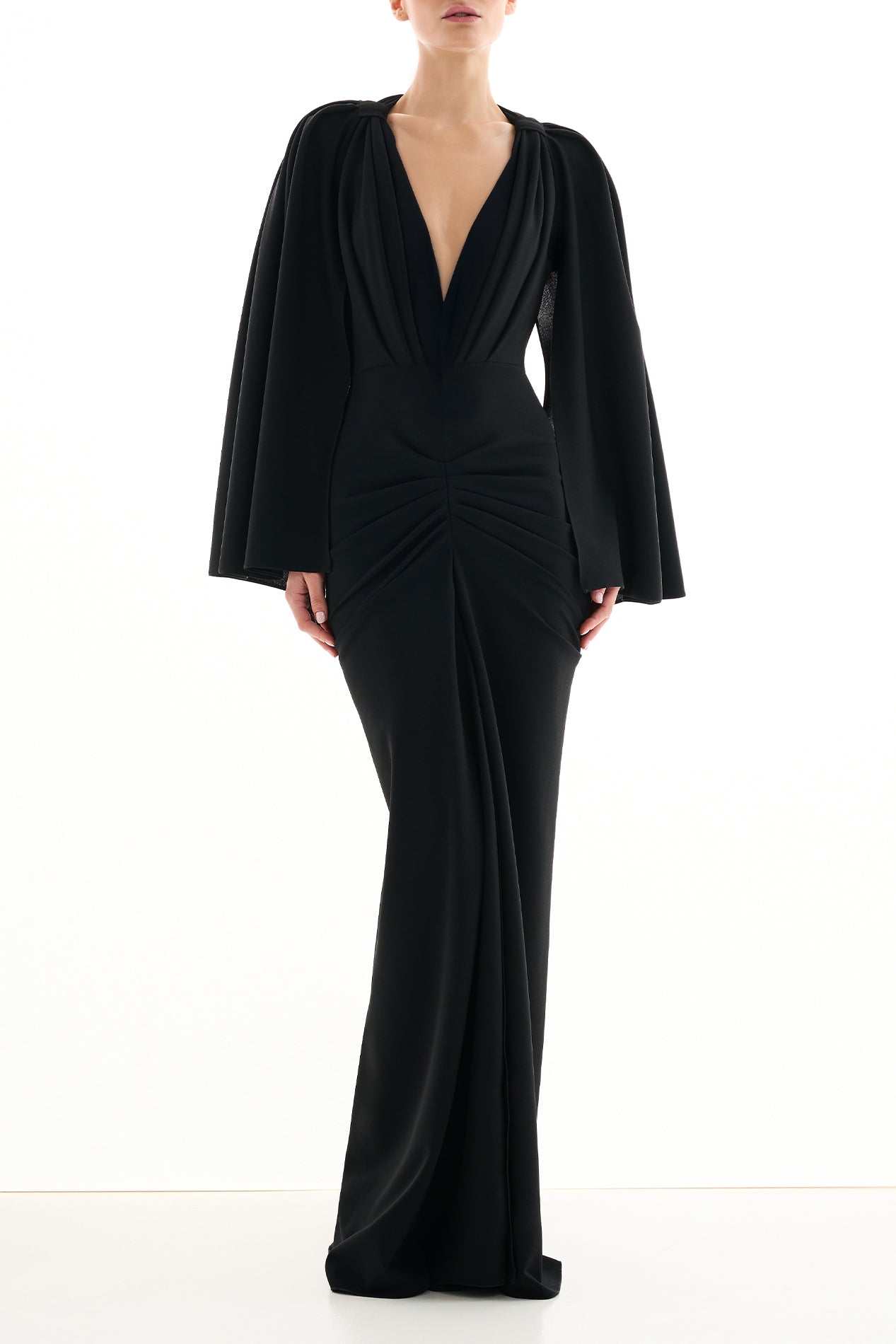 rhea costa Dalal Long dress In Black