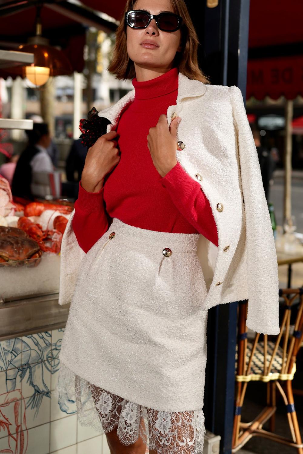 Rhea Costa Dolce Cashmere Rollneck Sweater