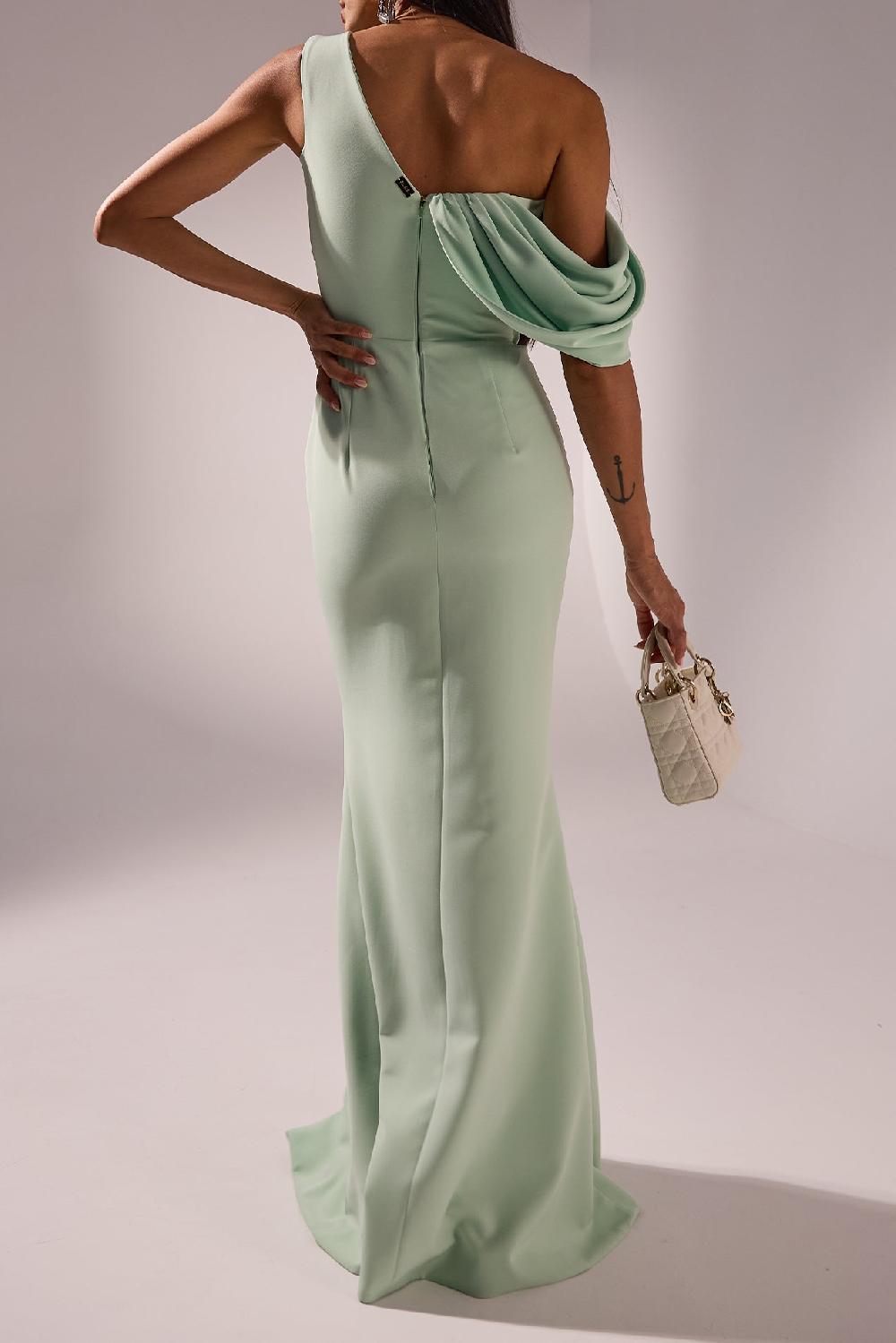 Rhea Costa Emma Dress In Pistachio