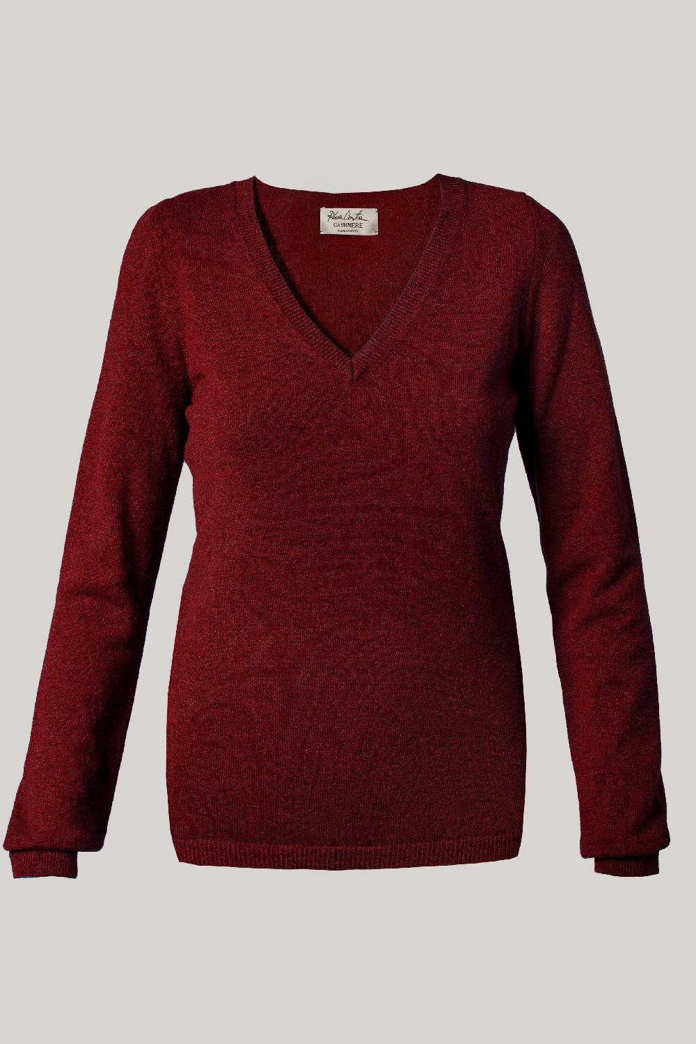 rhea costa Evangeline V-Neck Cashmere Sweater