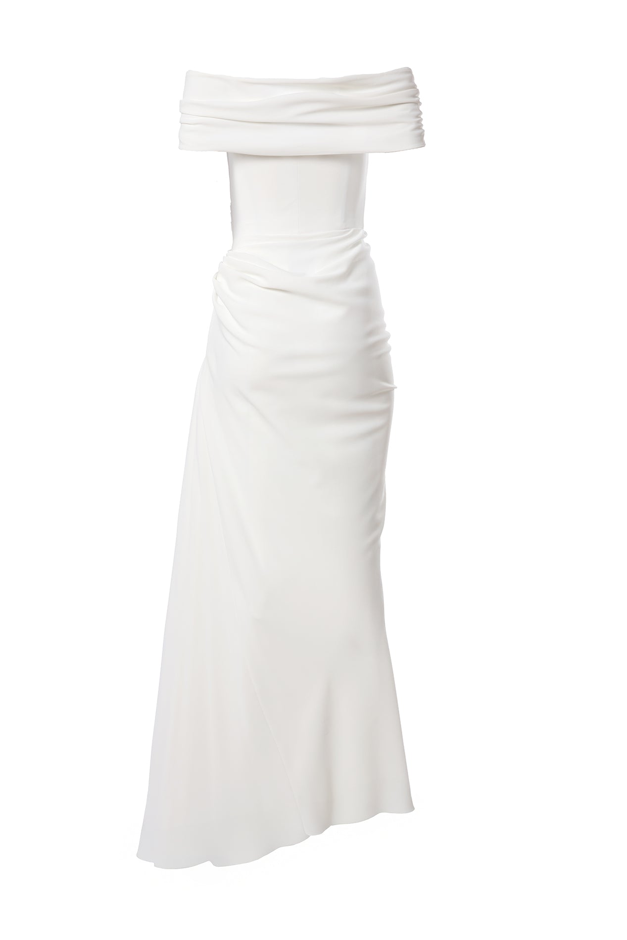 Rhea Costa Gaia Long Dress In Off-White