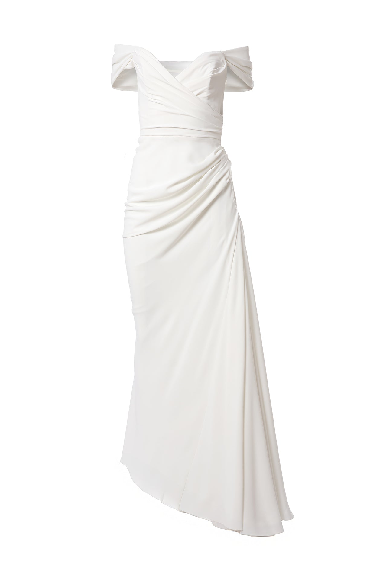 rhea costa Gaia Long Dress In Off-White