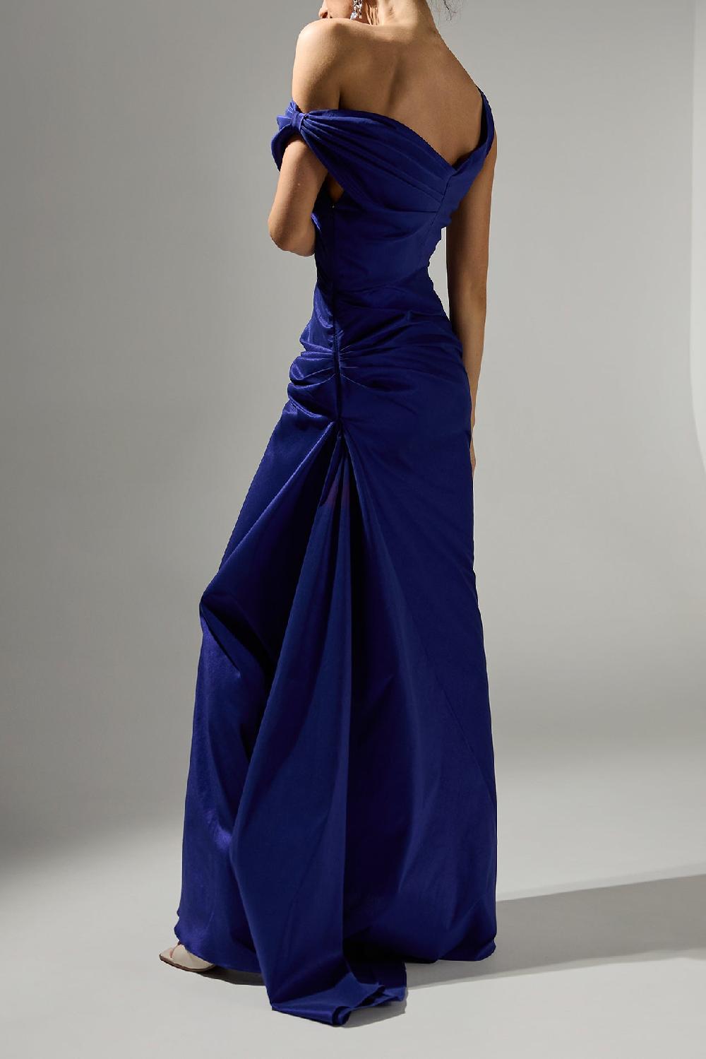 Rhea Costa Hayfa Dress In Royal-Blue