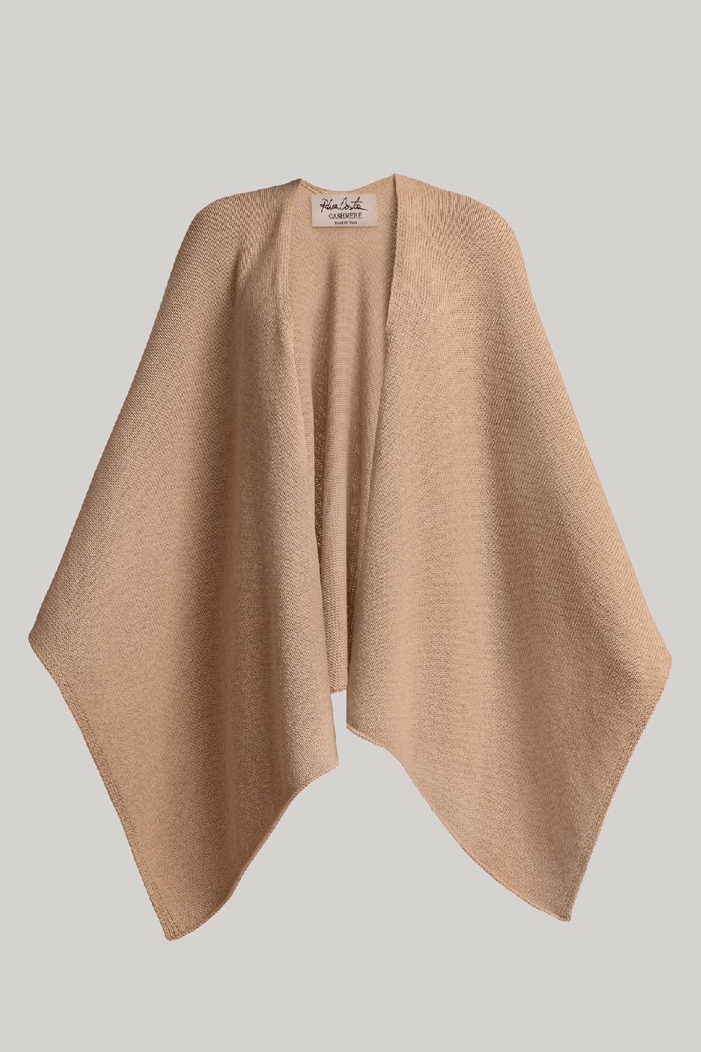 rhea costa Hera Cashmere Poncho In Dune