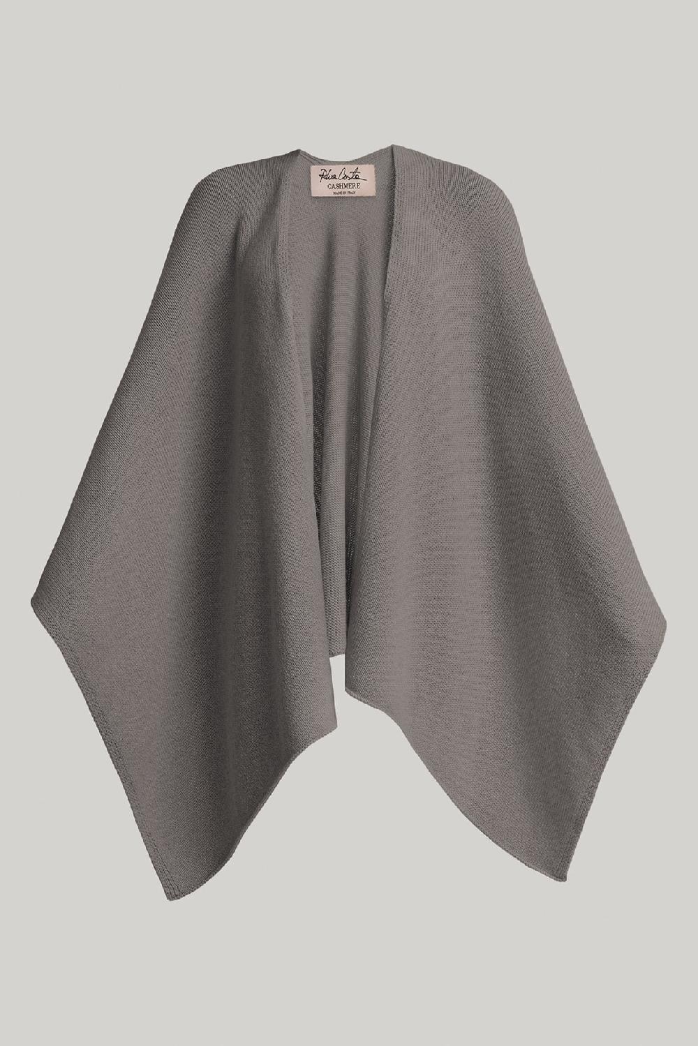 Rhea Costa Hera Cashmere Poncho In Windsor