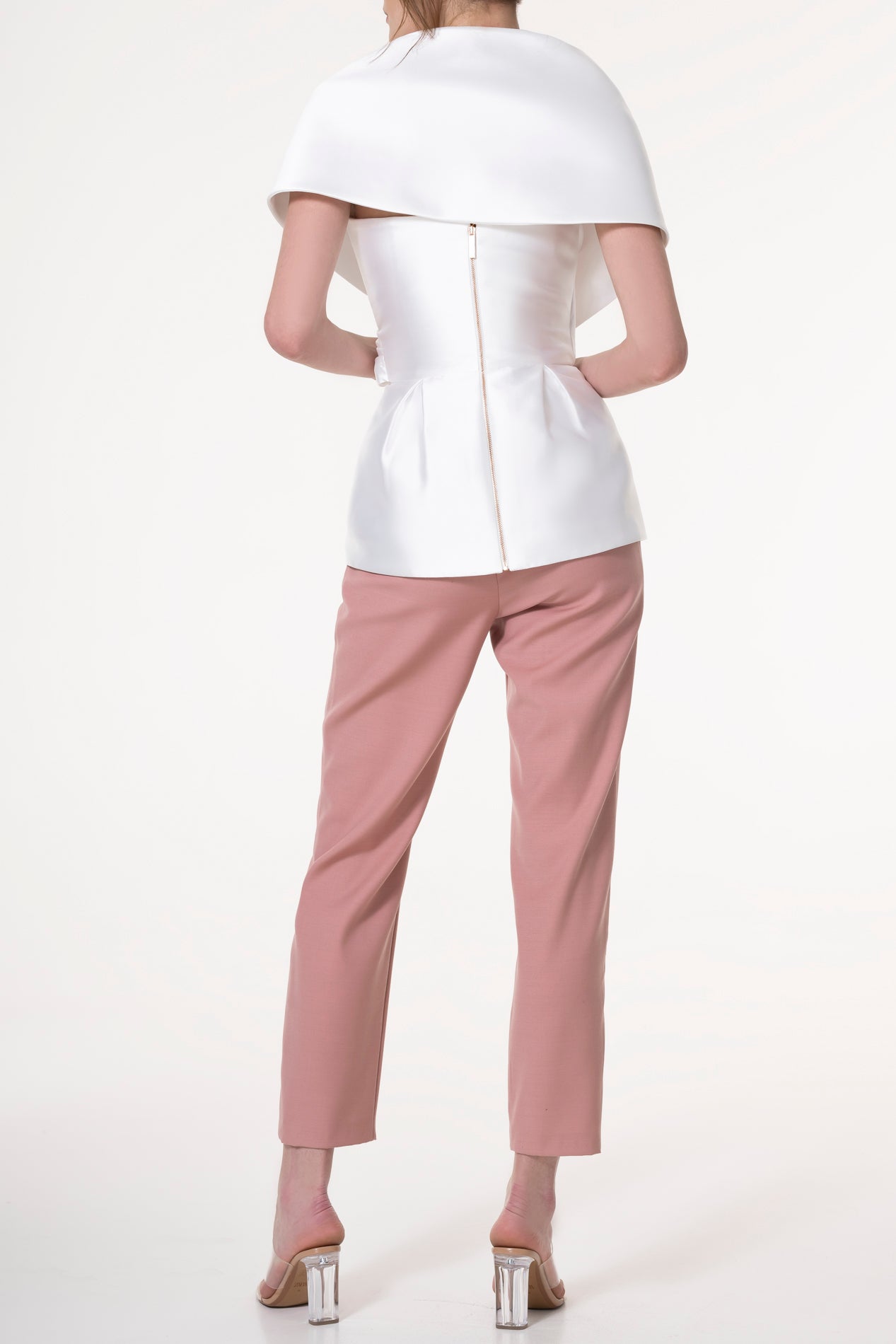 Rhea Costa Kavya Mikado Top In White