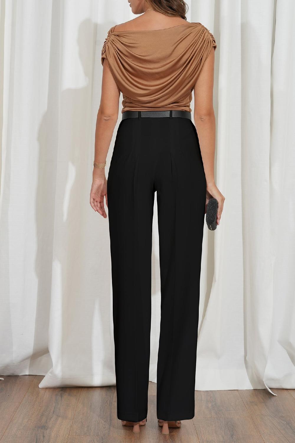 Rhea Costa Leah Jersey Top In Almond