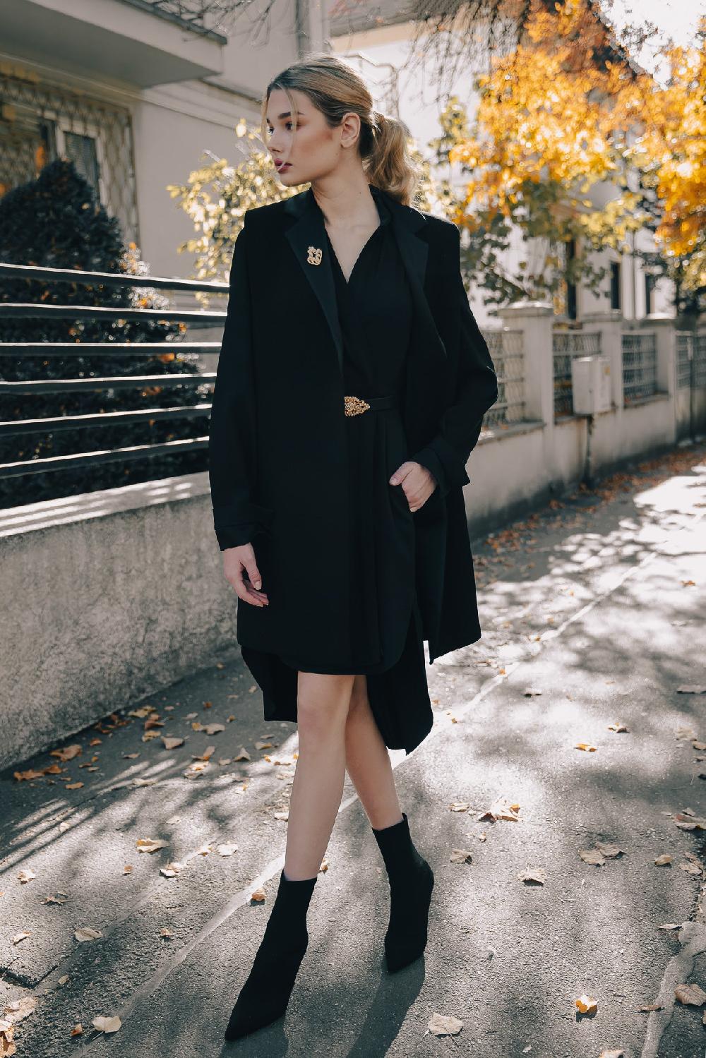 Rhea Costa Lory Black Dress