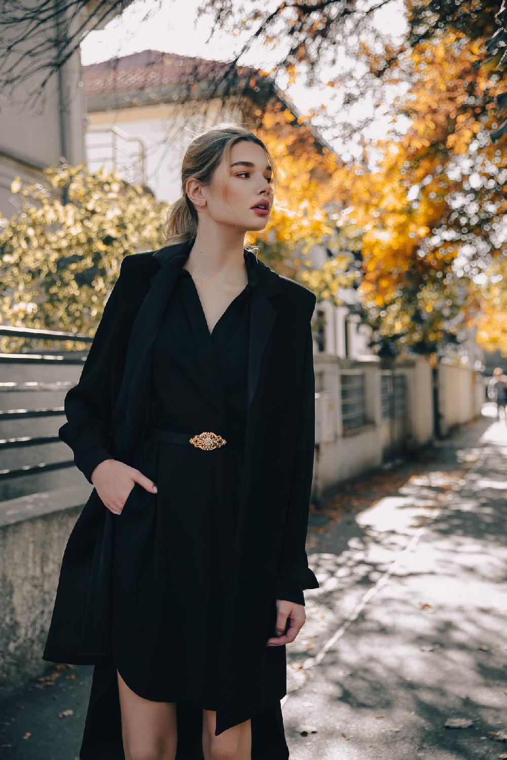 Rhea Costa Lory Black Dress