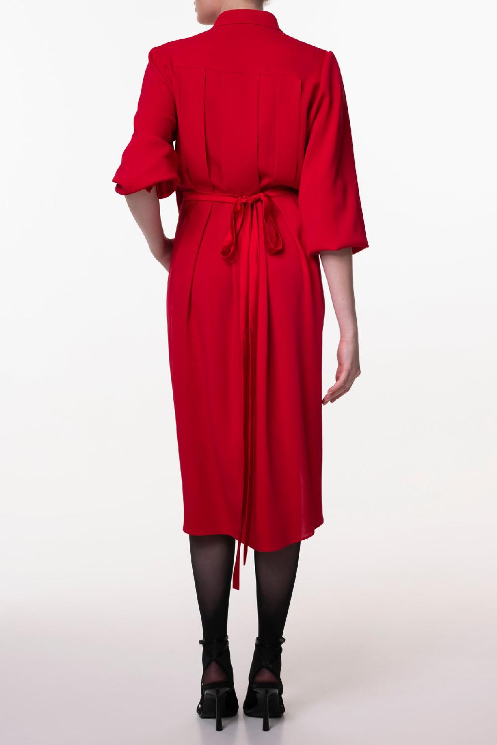 Rhea Costa Lory True Red Dress