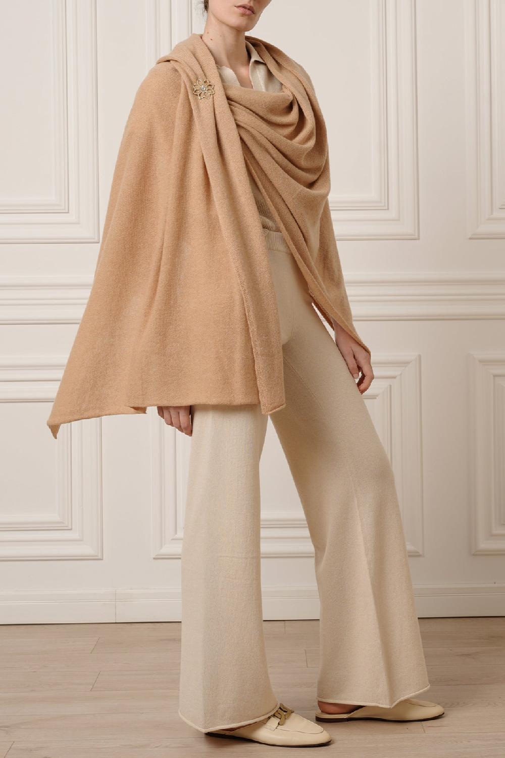 rhea costa Lux Cashmere Scarf In Dune