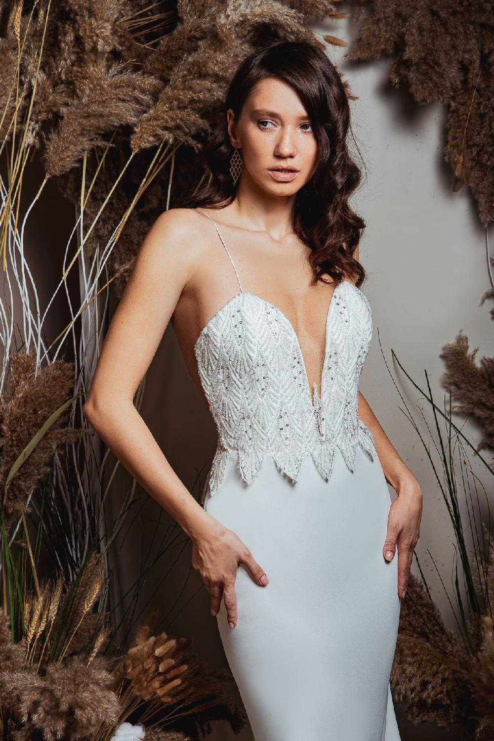 Rhea Costa Mel Dress Crepe Skirt