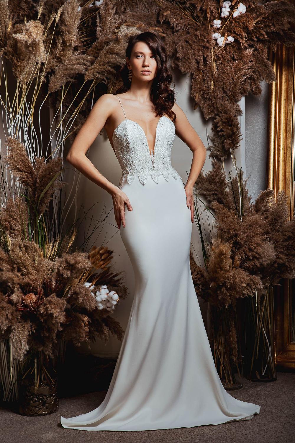 rhea costa Mel Dress Crepe Skirt