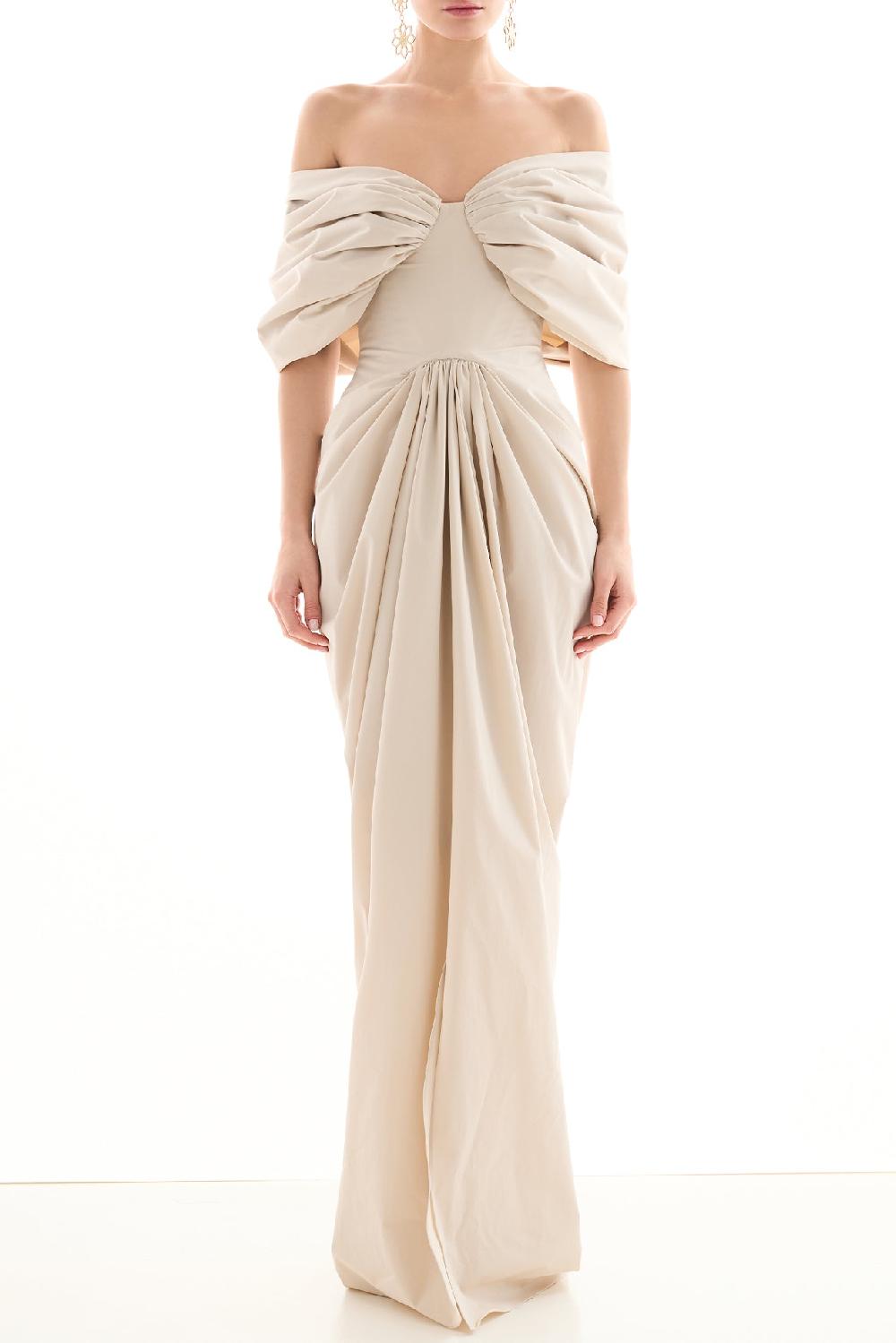 rhea costa Naila Dress In Cream