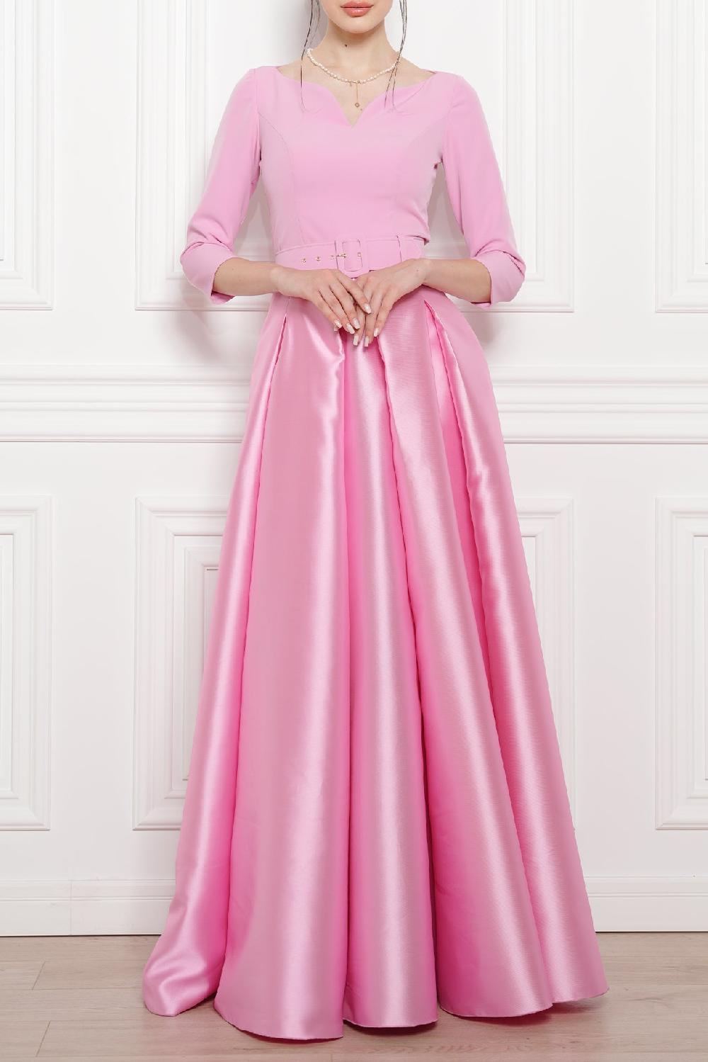 rhea costa Nitara Long Dress In Orchid