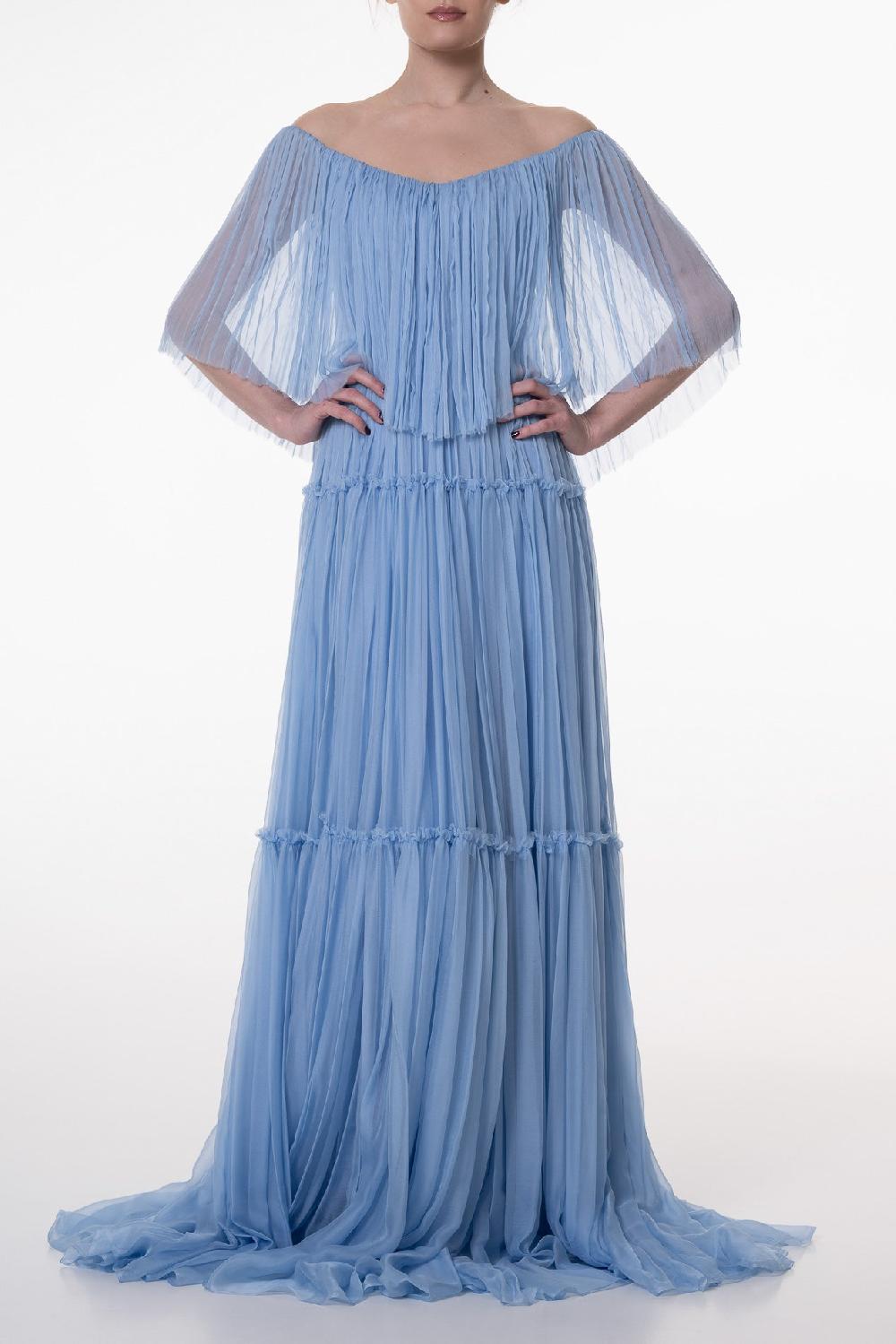 Rhea Costa Ranis Boho Cielo Silk Long Dress