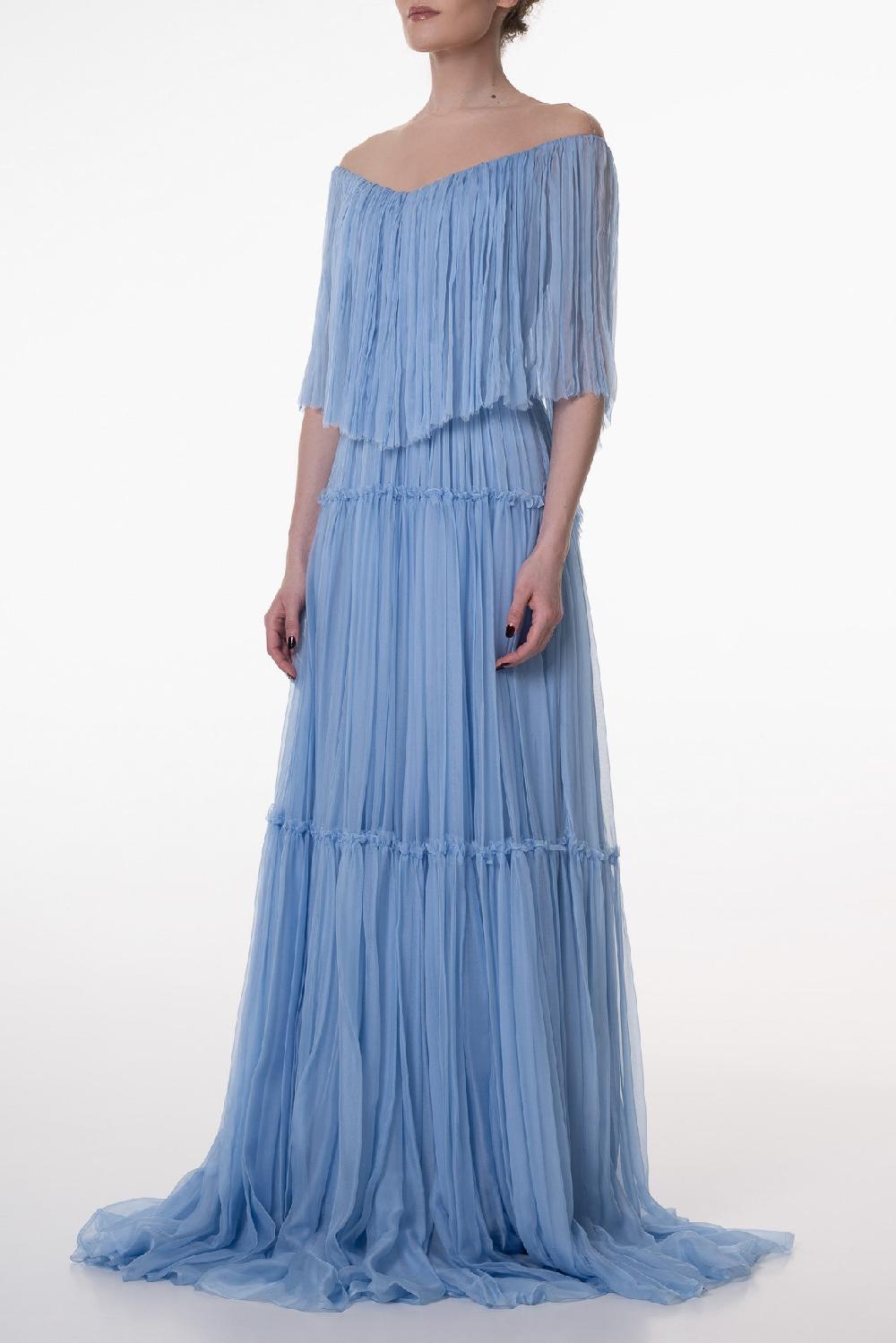 Rhea Costa Ranis Boho Cielo Silk Long Dress