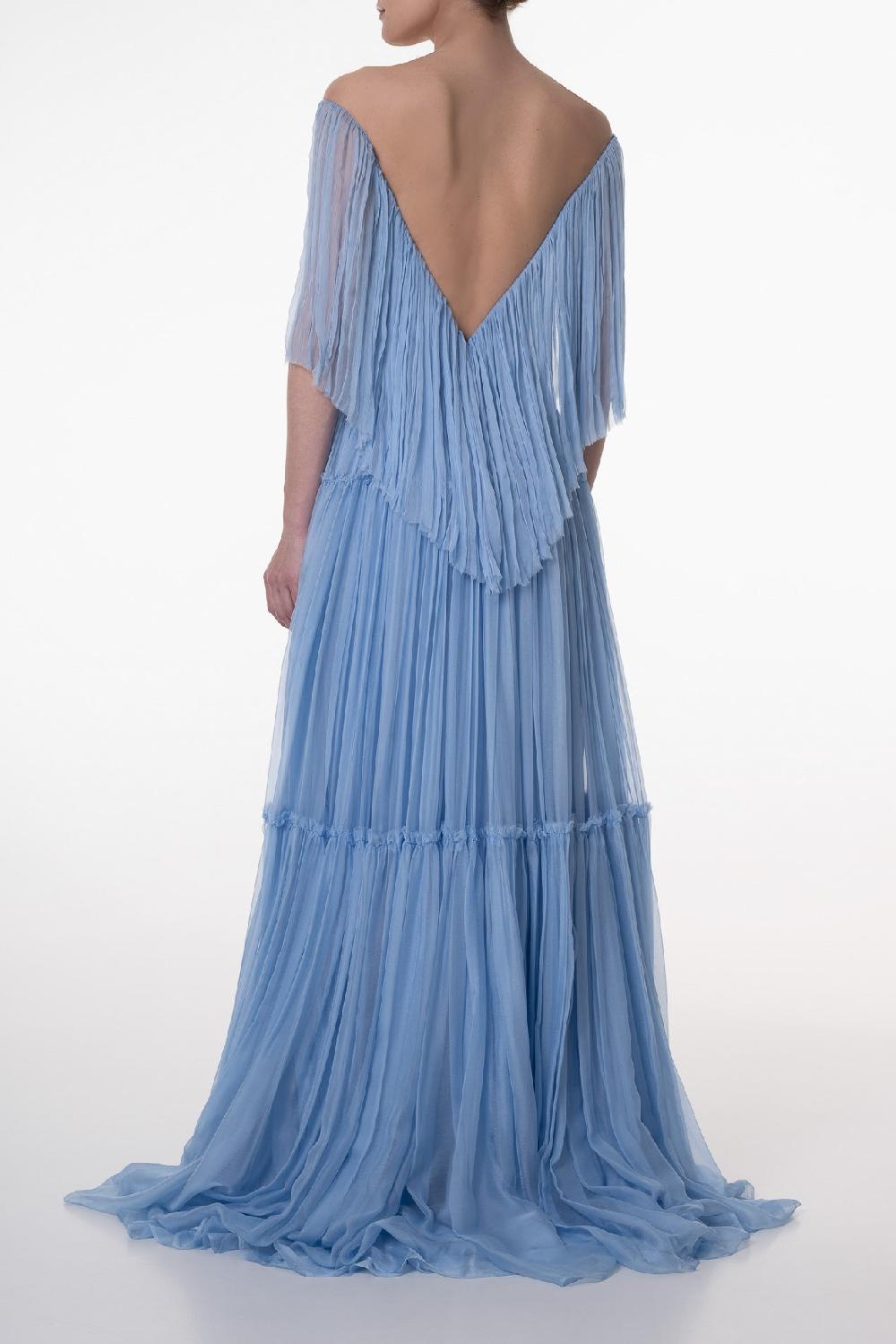 Rhea Costa Ranis Boho Cielo Silk Long Dress