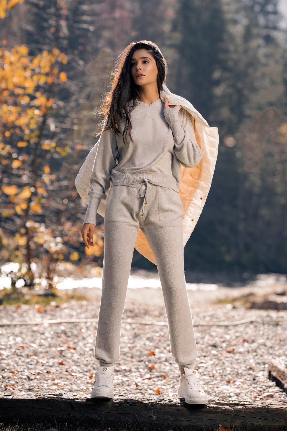 Rhea Costa Raphael Cashmere Track Pants