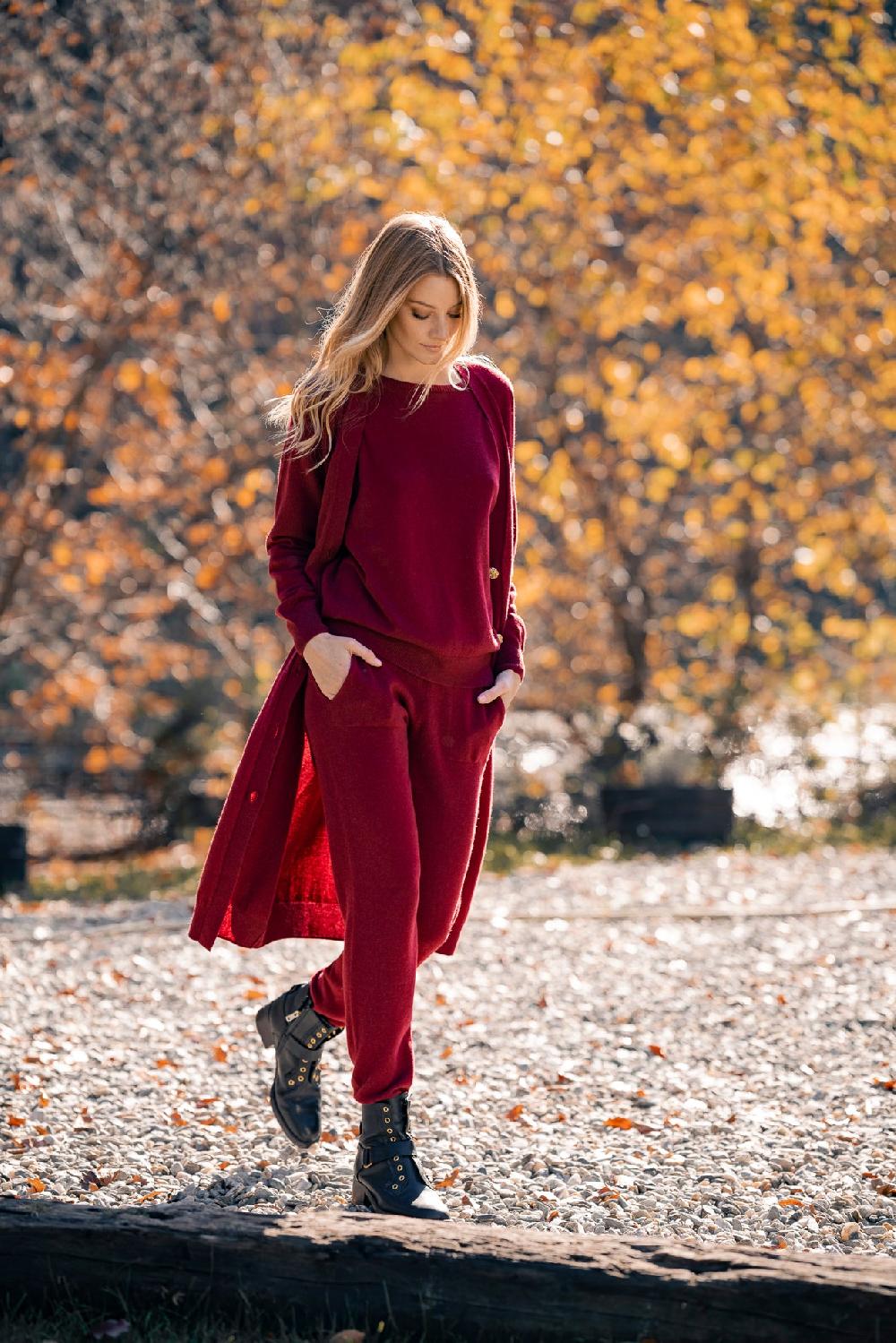 Rhea Costa Raphael Cashmere Track Pants