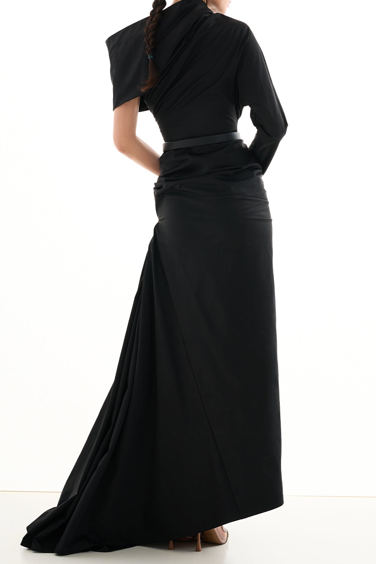 Rhea Costa Samara Long Dress In Black